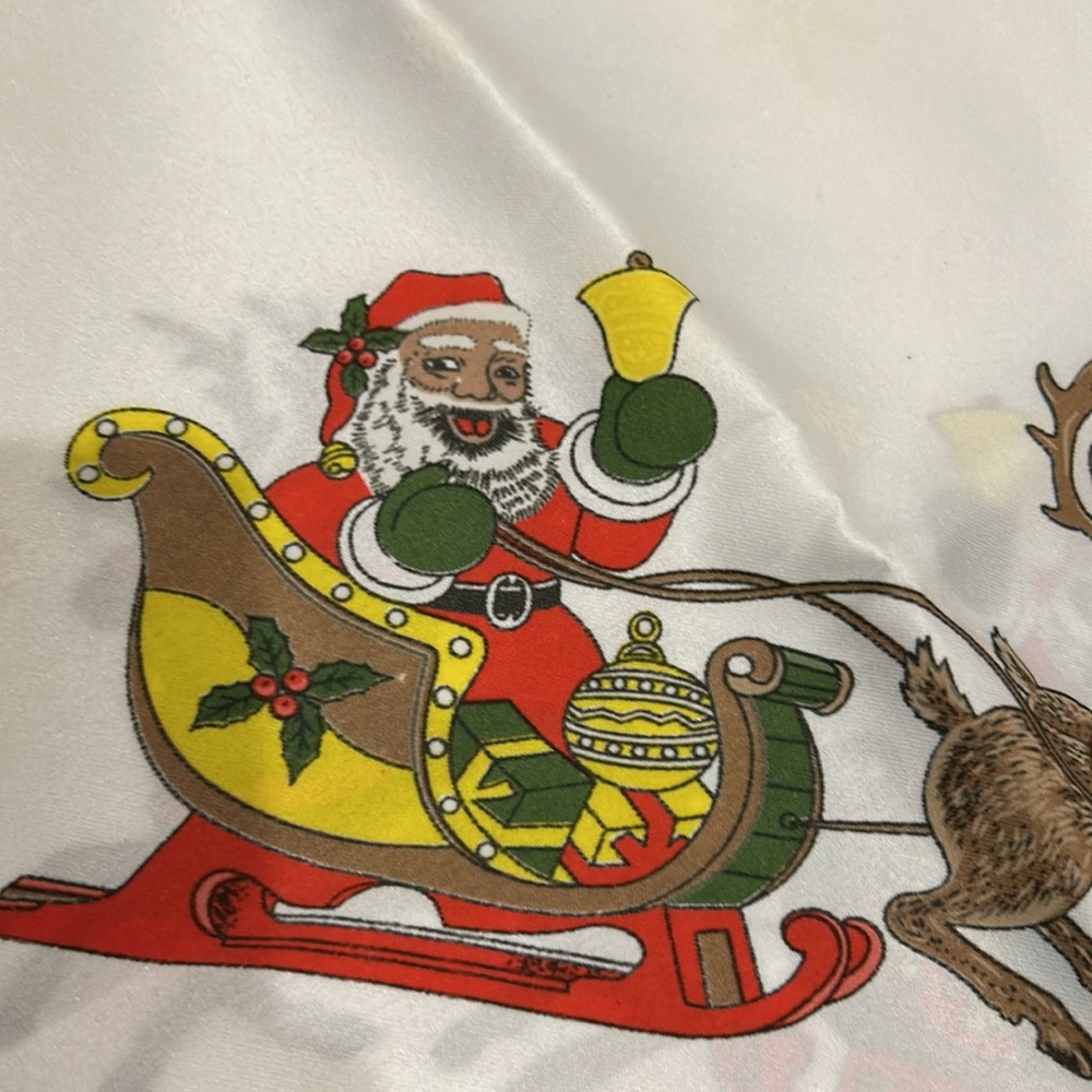 NWOT Square Christmas Table Cloth